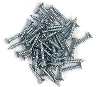 4mm x 30mm Steel Countersunk Wood Screws - Chipboard Screws Pack of 100 A05ABC