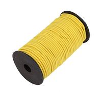 4mm Yellow Bungee Shock Cord, 100 Metres - Stretchy & Durable Elastic Rope for Kayaks, Tent Poles, Backpacks, DIY Craft Projects, Sewing, Boating, Biking & Outdoor Use