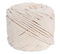 4mmx100m Natural Beige Cotton Twisted Cord Rope DIY Craft Macrame Woven String Braided Wire