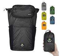 4Monster Foldable Backpack, Ultra Light, Unisex Daypack, Outdoor, 2-in-1 Belt Bag, Waterproof Hiking Backpack