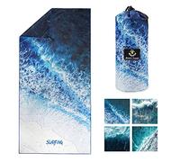 4Monster Microfiber Beach Towel with carry bag Sand Proof Travel Towel Quick Dry Lightweight Towel for Hiking Yoga Gym Sports Swimming Camping Fitness Bath