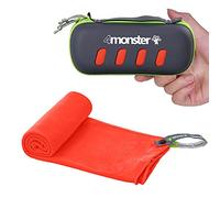 4Monster Microfiber Towel, Travel Towel, Camping Towel,Large Size 26.7 x 55.1¡±, Fast Drying, Soft Light Weight,Suitable for Gym, Beach, Swimming, Backpacking and More