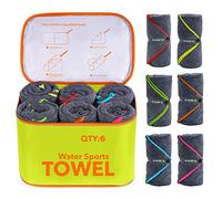 4Monster Microfibre Beach Towel for Travel - Quick Dry Super Absorbent Suede Towel, 160 x 80 cm (California Design)