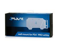 4mount Wall Mount Bracket White for Playstation 4 Pro Console