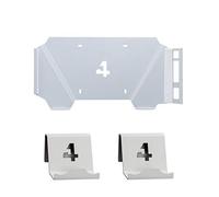 4mount Wall Mount Bracket White for Playstation 4 Pro Console BUNDLE