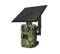 4MP 4G 6W Solar Camera Hunting Trail Camera Two Way Audio PIR Sensing Infrared Night Vision Motion Detection Wildlife Cam(Only camera)