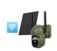 4MP 4G Solar Security Camera Wireless Outdoor Human/Animal Detection 2-Way Talk IP66 Waterproof Camera(4MP WIFI No Card)