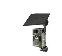 4MP 4G Trail Camera With Solar Panel GPS PIR Motion Detection IP66 Battery Hunting Wild IR Night Vision Forest(4G Camera Add 32G)