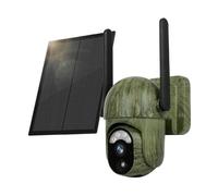 4MP 4G/WIFI Solar Security Camera Wireless Outdoor WiFi Human/Animal Detection 2 Way Talk IP66 Waterproof Wildlife Solar Camera(WIFI Camera Add 128G)