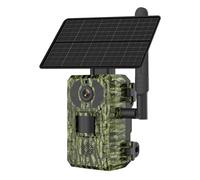 4MP 4W Outdoor Wildlife 7800mAh Battery Motion Activated Trigger Waterproof Hunting Trail Camera 4G With Night Vision(4G Band 128G)