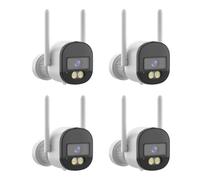 4MP WiFi Camera Wireless CCTV System 2.4G&5G Dual Band IP Cameras Two Way Audio Monitor Outdoor Rainproof EU Plug
