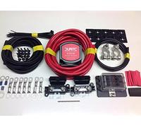 4mtr Pro Split Charge Kit 12v 140a Durite VSR + Battery Terminals + Fuse Box SCKD114P