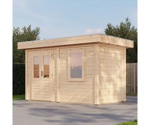 4mx2m Lugarde Select Aberdeen Pent Summerhouse - 28mm Wall Thickness