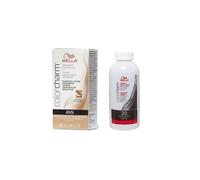 (4NN + Dev(vol20)3.6oz) Wella 4NN Intense Medium Brown Color Charm Permanent Liquid Haircolor