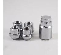4nuts+1Key M12x1.5x1.25 22mm Spline Type Steel Car Alloy Wheel Rim Locking Nuts Lock Lug Nut Long Steel Lug Bolts Tire Studs Car Accessories auto wheel bolts