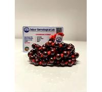 4OUR FAITH Sandalwood Mala, Lab Certified Red Sandalwood, 6-7 mm, 108+1 Beads, 40.0 grams, For Men/Women