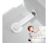 4our Kiddies Toilet Lock, Baby Proof Seat Lid Lock for Standard Toilets | Easy Install Toilet Lid Lock with Extra Pallet. Fits Most Standard Toilets. Helps Prevent Child Access
