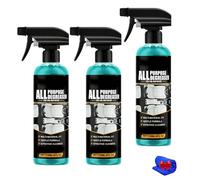 4oz / 120 Ml All Purpose Degreaser for Car And House, Household Interior and Exterior Stain Remover, Multi-Purpose Degreaser, Heavy Duty Car Wash Spray for Kitchen Quick Removal (3pcs)