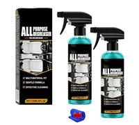 4oz / 120 Ml All Purpose Degreaser for Car And House, Household Interior and Exterior Stain Remover, Multi-Purpose Degreaser, Heavy Duty Car Wash Spray for Kitchen Quick Removal (2pcs)