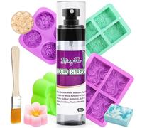 4Oz Mold Release Spray for Candle Making and Epoxy Resin, Fast-Drying Candle Release, Non-Stick Professional Release Spray, Promotes Mold Longevity, Withstands High Temperature