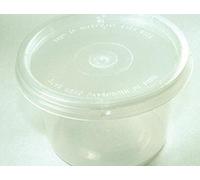 4oz Satco Plastic Pots + lids x 50 Heavy Duty Baby Weaning/storage/freezable/microwaveable by Sports Trophy