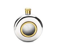 4oz Two Tone Round Hip Flask And Funnel Set - A3304
