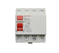 4P 100/300mA Type A Electromagnetic Residual Current Circuit Breaker Differential Circuit Breaker Safety Switch(100MA_50A)