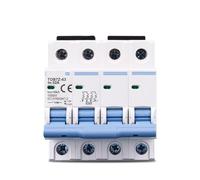 4P 1000V Solar PV Mini Circuit Breaker 3A 6A 10A 16A 20A 25A 32A 40A 50A 63A 1pcs(10A)