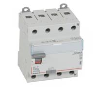 4P 100A 0.5A P300 Series DX3 411793 Residual Current Switch