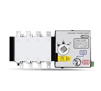 4P 100A ATS PC Class Transfer Switch Selector AC 400V Auto Or Manual 2 Input 1 Output 1Pcs