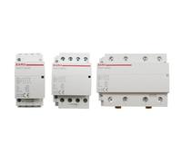 4P 16-100A AC/DC 24V 220V 50/60Hz Din Rail Household AC Modular Contactor Switch Controller 4NO 4NC 2NO 2NC(AC110V,32A_2NO2NC)