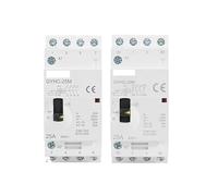 4P 25A 4NO or 2NO2NC 220V/230V 50/60HZ Din rail Household AC Modular Contactor Manual Type CZAOINCU(4P 25A 4NO 220V)