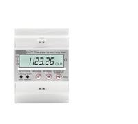 4P 3 Phase 4 Wires Two-way Bilateral Meter Electricity Usage Meter Din Rail AC 3 * 230/400V LCD Multifunction Display