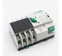 4P 400V Dual Power Automatic Transfer Selector Switch for Solar and Municipal Electricity Compatible with Din Rail Mount (63A)