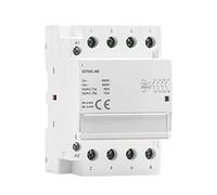 4P 63A 4NO Or 2NC2NO 220V/230V 50/60HZ Din Rail Household AC Modular Contactor 1Pcs Automatic switch (Color : 4p 40a 4n0 220v)