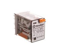 4P 7A 230V AC Miniature Relay, Push Button 55.34.8.230.0054