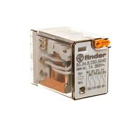 4P 7A 230V Industrial Relay AC Push Button 55.34.8.230.5040