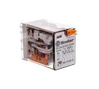 4P 7A 24V AC Miniature Relay Push Button 55.34.8.024.0040