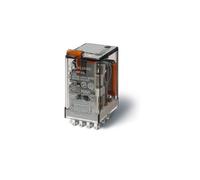 4P 7A 48V DC Industrial Relay, Push Button 55.34.9.048.0040