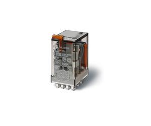 4P 7A 48V DC Industrial Relay, Push Button 55.34.9.048.0040