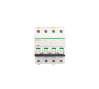 4P C 20A 10kA AC Overcurrent Switch iC60H-C20-4 Acti9 A9F07420