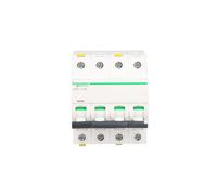 Schneider A9 °F04425 Circuit Breaker IC60 N 4P, 25 A, C Characteristic