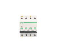 4P C 40A 10kA AC Overcurrent Switch iC60H-C40-4 Acti9 A9F07440