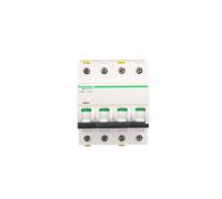 4P C 50A Overcurrent Switch 6kA AC iC60N-C50-4 Acti9 A9F04450