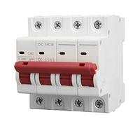 4P DC Circuit Breaker DZ47s 63Z Miniature Circuit Breaker, 1000V DC Fast Decoupling with Arc Extinguishing for Solar PV System, DIN Rail Mount