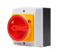 4P Disconnect Switch 20A 32A 40A 63A Load Isolation Switch for AC 440V 50Hz, IP65 Rated Weatherproof Circuit Breaker for Solar Energy Systems,(20A)
