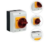 4P Disconnect Switch Circuit Breaker IP65 Rated Load Isolation Rotary Switch for AC 50Hz Systems up to 440V and 100A, Compatible with Ventilation, Air Condition(20A)