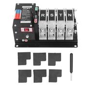 4P Dual Power Automatic Transfer Switch, Automatic Manual Operation, Millisecond Switching, AC 400V Generator Switch, PC Fireproof Material (63a)