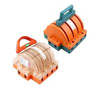4P knife switch 32A 63A 100A 160A 225A two-phase knife switch high power 220V double throw Disconnector IDGTTLDF(4P transparent 63A)