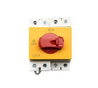 4P PV DC 1000V 32A Din Rail Solar Rotating Handle Isolator Rotary Switch Disconnector for Solar Automatic switch (Size : 1000V)